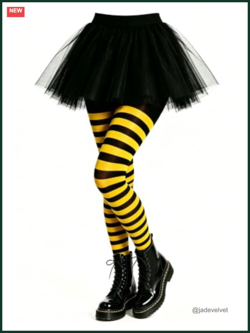 Stripe Tights Stretchable Halloween Cosplay Costume Hosiery